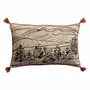 Coussins - Coussin brodé Dusko Sienne 40 x 65 - MAISON VIVARAISE - SDE VIVARAISE WINKLER