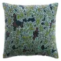 Cushions - Ariane Printed Cushion Pétrole 45 X 45 - MAISON VIVARAISE - SDE VIVARAISE WINKLER