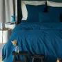Linge de lit - Drap housse Céleste Orage 200 x 90 - LA CERISE SUR LE GATEAU