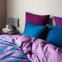 Bed linens - Malo Duvet Cover Purple rain/Orage 240 X 260 - LA CERISE SUR LE GATEAU