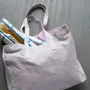 Sacs et cabas - Sac cabas Iona Poivre rose 38 x 46 x 18 - LA CERISE SUR LE GATEAU