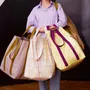 Sacs et cabas - Sac maxi Poppins Iona Poivre rose 48 x 33 x 33 - LA CERISE SUR LE GATEAU
