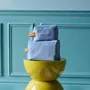 Clutches - Cube toiletry bag Iona Bluetiful L 14 X 22 X 11 - LA CERISE SUR LE GATEAU