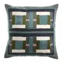 Coussins - Coussin brodé Taho Vert de gris 45 x 45 - MAISON VIVARAISE - SDE VIVARAISE WINKLER