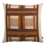 Cushions - Taho Printed Cushion Cuivre 45 X 45 - MAISON VIVARAISE - SDE VIVARAISE WINKLER