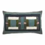 Cushions - Embroidered Cushion Taho Vert de gris 30 X 50 - MAISON VIVARAISE - SDE VIVARAISE WINKLER