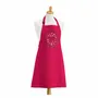 Aprons - Recycled kitchen apron Macarons Addict Rose 72 X 90 - MAISON VIVARAISE - SDE VIVARAISE WINKLER