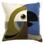 Coussins - Coussin brodé Loro Cèdre 45 x 45 - MAISON VIVARAISE - SDE VIVARAISE WINKLER