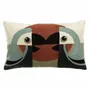 Cushions - Embroidered cushion Loro Ciel 30 X 50 - MAISON VIVARAISE - SDE VIVARAISE WINKLER