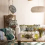 Cushions - Embroidered Cushion Yoka Ciel 30 X 50 - MAISON VIVARAISE - SDE VIVARAISE WINKLER