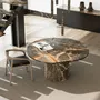 Tables Salle à Manger - Aura Nova- Table à manger en marbre Ombra di Caravaggio - PISTORE MARMI