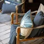 Coussins - Coussin brodé Elie Vert de gris 40 x 65 - MAISON VIVARAISE - SDE VIVARAISE WINKLER