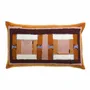 Cushions - Embroidered Cushion Taho Cuivre 30 X 50 - MAISON VIVARAISE - SDE VIVARAISE WINKLER