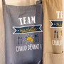Tabliers de cuisine - Tablier de cuisine Team Raclette Jeans 72 x 90 - MAISON VIVARAISE - SDE VIVARAISE WINKLER