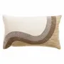 Coussins - Coussin brodé Hiro Naturel/Galet 30 x 50 - MAISON VIVARAISE - SDE VIVARAISE WINKLER