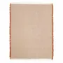Dish towels - Recycled Kitchen towel Kalea Naturel/Rouille 50 X 70 - MAISON VIVARAISE - SDE VIVARAISE WINKLER