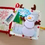 Soft toy - Christmas Interactive Textile Book | Handmade Quiet Book for Children - GUBERKA