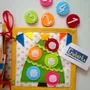 Soft toy - Christmas Interactive Textile Book | Handmade Quiet Book for Children - GUBERKA
