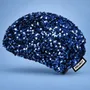 Accessoires enfants - Couvre-casque Big Sequins Navy Blue – Enfant - HELMUT COVER