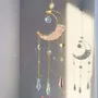 Gifts - Mystic Moon Rose Quartz Suncatcher - MANDALASHOP