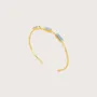 Jewelry - Tounai 18K Recycled Fine Gold Plated Bracelet, Blue Topaz - ZEN COLLECTIVE