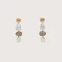 Jewelry - Tiga Multi-Stone Earrings 18K Recycled Fine Gold Plated Multi - ZEN COLLECTIVE