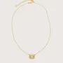 Jewelry - Leher Morganite Necklace 18K Recycled Fine Gold Plated Morganite - ZEN COLLECTIVE