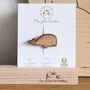 Broche en bois - Baleine - LES PETITES HIRONDELLES