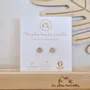 Boucles d'oreilles en bois - Enveloppes - LES PETITES HIRONDELLES