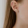 Boucles d'oreilles en bois - Etoiles - LES PETITES HIRONDELLES