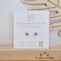 Boucles d'oreilles en bois - Hérissons - LES PETITES HIRONDELLES