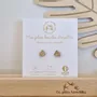 Boucles d'oreilles en bois - Hirondelles - LES PETITES HIRONDELLES