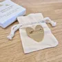 Gold-plated brass brooch - Heart - LES PETITES HIRONDELLES