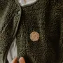 Broche laiton doré - Tournesol - LES PETITES HIRONDELLES
