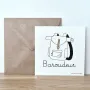 Papeterie bureau - Carte & enveloppe - Baroudeur - LES PETITES HIRONDELLES