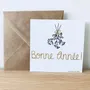 Papeterie bureau - Carte & enveloppe - Bonne année - LES PETITES HIRONDELLES