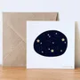 Stationery - Card & envelope - Starry sky - LES PETITES HIRONDELLES