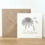Papeterie bureau - Carte & enveloppe - Je t'aime - LES PETITES HIRONDELLES
