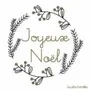 Papeterie bureau - Carte & enveloppe - Joyeux Noël Blanc - LES PETITES HIRONDELLES