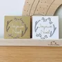 Papeterie bureau - Carte & enveloppe - Joyeux Noël Blanc - LES PETITES HIRONDELLES