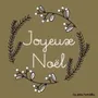 Papeterie bureau - Carte & enveloppe - Joyeux Noël Doré - LES PETITES HIRONDELLES