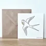 Papeterie bureau - Carte & enveloppe - L'hirondelle - LES PETITES HIRONDELLES
