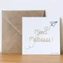 Papeterie bureau - Carte & enveloppe - Merci Maîtresse - LES PETITES HIRONDELLES