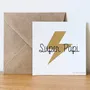 Papeterie bureau - Carte & enveloppe - Super Papi - LES PETITES HIRONDELLES