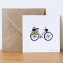 Papeterie bureau - Carte & enveloppe - Vélo - LES PETITES HIRONDELLES