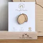 Broche en bois - Citron - LES PETITES HIRONDELLES