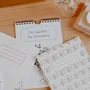Papeterie bureau - Carnet en papier A5 - Pages blanches - Le raton-laveur - LES PETITES HIRONDELLES