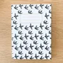 Papeterie bureau - Carnet en papier A5 - Pages blanches - Les hirondelles en vol - Ciel blanc - LES PETITES HIRONDELLES