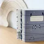 Papeterie bureau - Carnet en papier A5 - Pages blanches - Les hirondelles sur le fil - Ciel bleu - LES PETITES HIRONDELLES