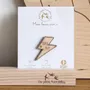Pin's en bois - Super Papi - LES PETITES HIRONDELLES
